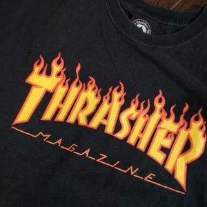 THRASHER | Flame Logo Tee